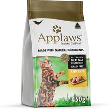 Applaws Chicken Dry Cat Food, 450G Bags (Pack of 6)