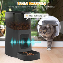 Pet Feeder,1080P HD Wifi 6L Automatic Cat Feeder 110°Angle Adjustable with Night Vision