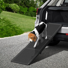 Kitty Kingdom  Dog Ramp Pet Stairs Steps Car Travel SUV Ladder Foldable Portable Adjustable