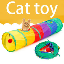 Collapsible Cat Tunnel Toy for Indoor and Outdoor Play