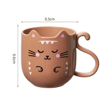 Cute Cat Tail Mug – Drop Resistant Gargle Cup for Kids