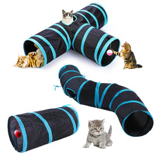 Foldable S-Type Cat Tunnel - Fun Play & Exercise Toy