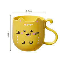 Cute Cat Tail Mug – Drop Resistant Gargle Cup for Kids