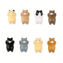 Charming Cartoon Cat Refrigerator Magnets Set