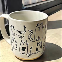 Kawaii Cat Hand-painted Ceramic Mug