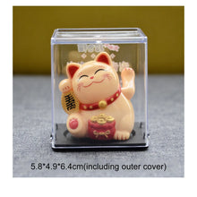 Solar Powered Maneki Neko Lucky Cat for Home Decor