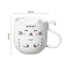 Cute Cat Tail Mug – Drop Resistant Gargle Cup for Kids