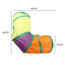 Foldable S-Type Cat Tunnel - Fun Play & Exercise Toy