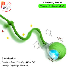 Interactive Smart Cat Ball Toy with Intelligent Motion Sensors