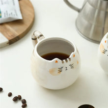 Adorable Cat-Shaped Ceramic Mug - 380ml