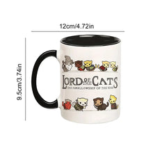 Furrllowship Of The Ring Cat Lovers Mug - 11oz Ceramic Cup