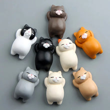 Charming Cartoon Cat Refrigerator Magnets Set