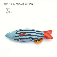 Realistic Interactive Fish Cat Toy with Sound and Chew-Friendly Design