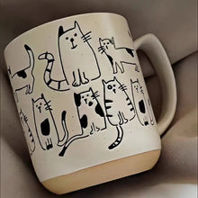 Kawaii Cat Hand-painted Ceramic Mug