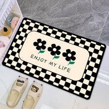 Charming Black Cat Diatom Anti-Slip Floor Mat