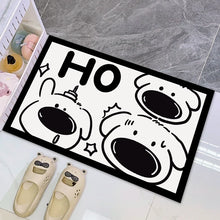 Charming Black Cat Diatom Anti-Slip Floor Mat