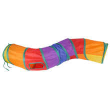 Foldable S-Type Cat Tunnel - Fun Play & Exercise Toy