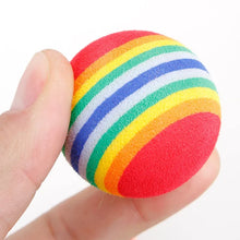 Interactive Rainbow EVA Cat and Dog Training Ball