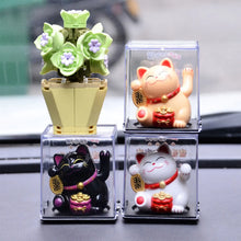 Solar Powered Maneki Neko Lucky Cat for Home Decor