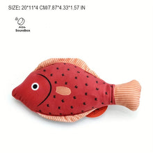 Realistic Interactive Fish Cat Toy with Sound and Chew-Friendly Design