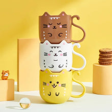 Cute Cat Tail Mug – Drop Resistant Gargle Cup for Kids