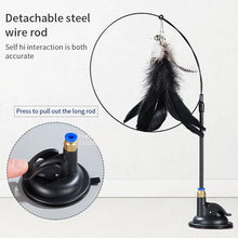 Interactive Cat Teaser Stick with Bell and Suction Cup