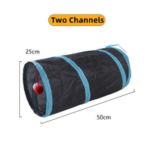 Foldable S-Type Cat Tunnel - Fun Play & Exercise Toy