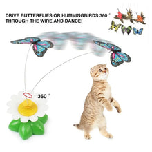 Electric Butterfly Cat Teaser Toy - Automatic Rotating Fun