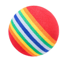 Interactive Rainbow EVA Cat and Dog Training Ball