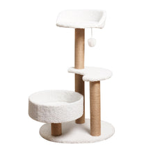 Modern Cat Tree Tower with Scratching Posts and Cozy Perches (50x38x80 cm)