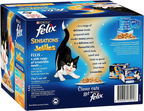 Sensations Wet Cat Food Fish Selection Jellies 60X85G